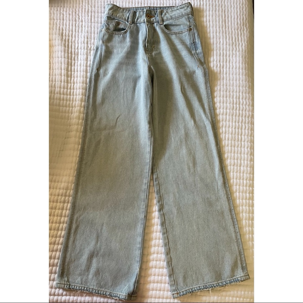 Zara jeans straight leg size 4